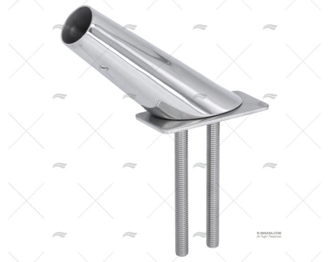 PLATINE 60º 25mm INOX