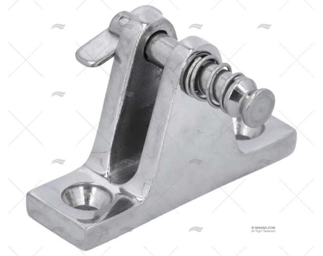 PLATINE INOX A PLAT POUR BIMINI