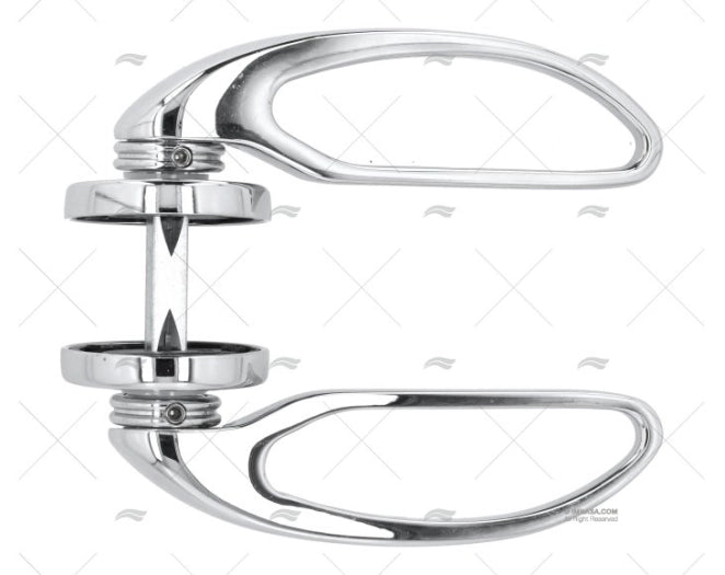 POIGNEE DE PORTE LAITON CHROME FORESTI SUARDI