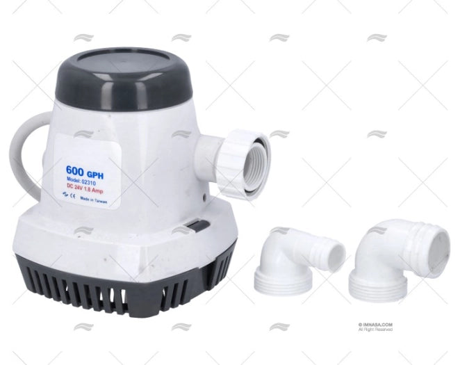 POMPE DE CALE AUTO 600GPH 24V