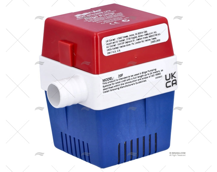 POMPE DE CALE RULE 12V TUBE 29