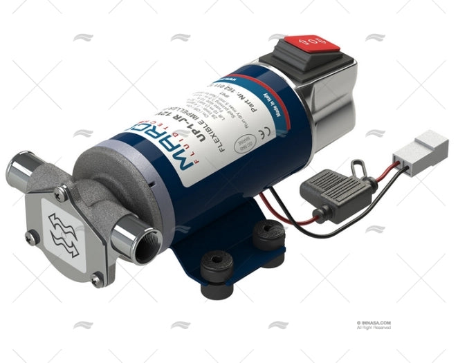 POMPE DE TRANSFERT 28L/MIN 12V AVEC INTE MARCO