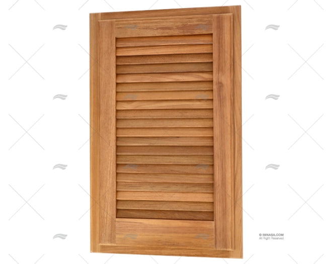 PORTES PERSIENNE TEAK 380x610mm ARC MARINE