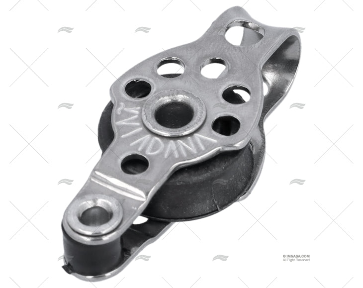 Ref. 28000004 POULIE SIMPLE A RINGOT 17mm INOX VIADANA