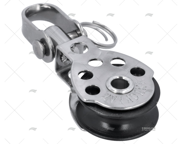 Ref. 28000015 POULIE SIMPLE A RINGOT 25mm INOX VIADANA