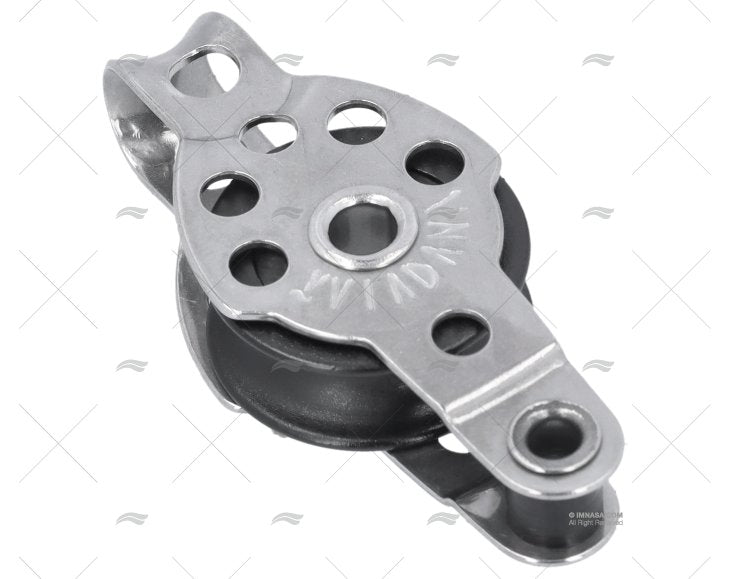 Ref. 28000016 POULIE SIMPLE A RINGOT 25mm INOX VIADANA