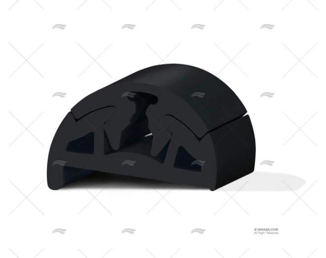 PROFIL PVC BINO H 40 A/LEVRE NOIR 24m TESSILMARE