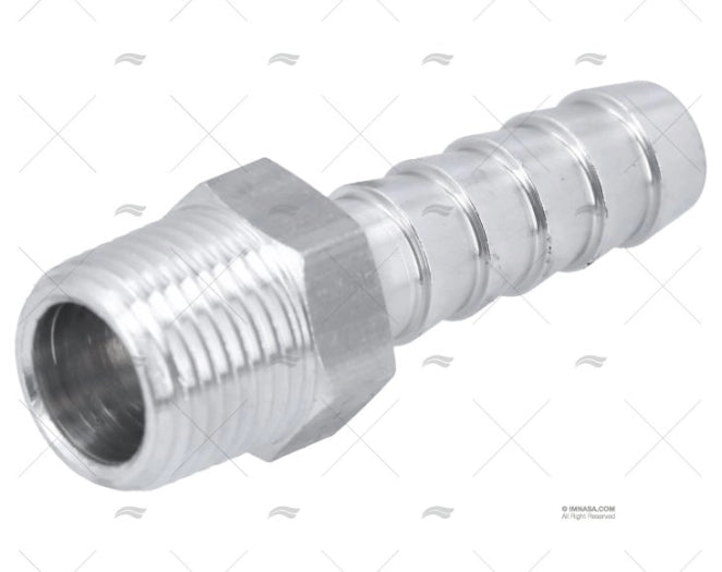 RACCORD ALU TUYAU 3/8" - 3/8"NPT
