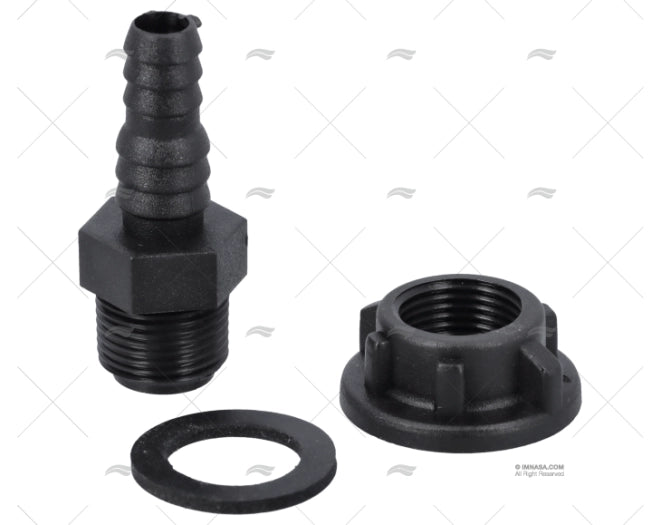RACORD 3/8 PVC RESERVOIR CONEX D. 10/12