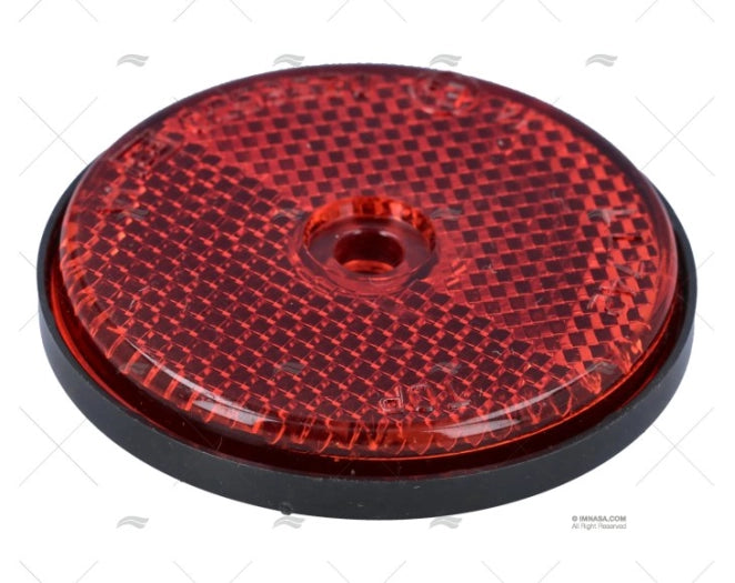 REFLECTEUR ROND 60mm ROUGE