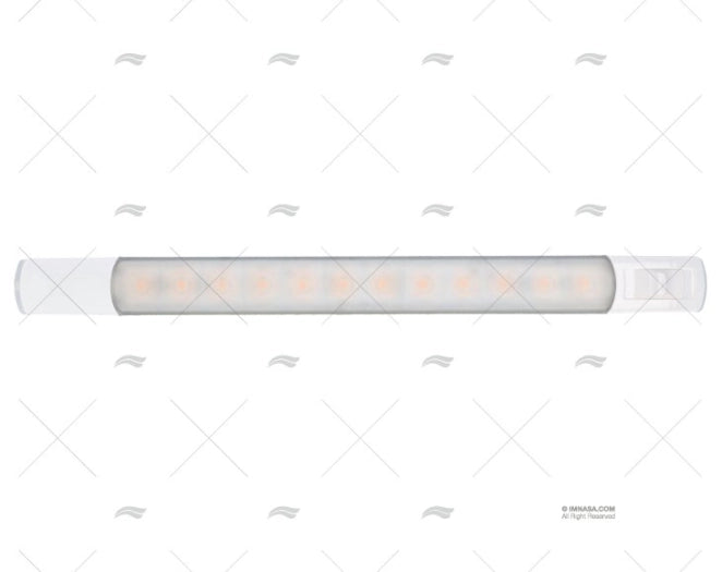REGLETTE A/INTER 12V BLANC CHAUD/ROUGE HELLA MARINE