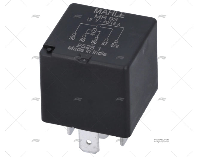 RELAIS 30/40A SANS FUSIBLE 12V