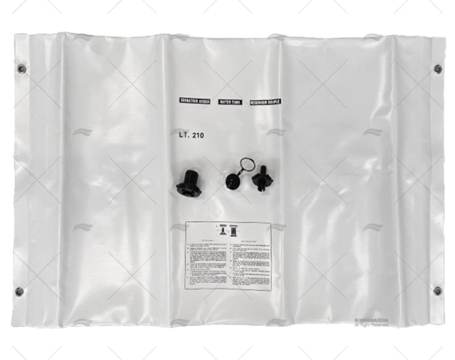RESERVOIR EAU RECT.210L