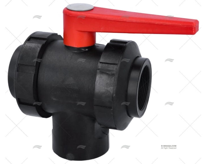 ROBINET DOUBLE UNION 3 VOIES BSP PPG 2" RANDEX IBERICA1
