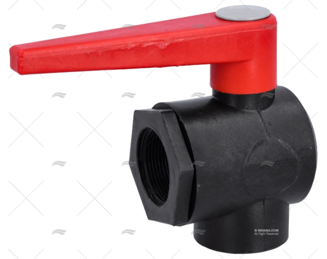 ROBINET TOURNANT 2 VOIES EN L PPG 1"1/2 RANDEX IBERICA