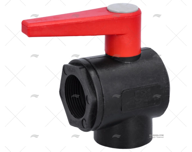 ROBINET TOURNANT 2 VOIES EN L PPG 1"1/4 RANDEX IBERICA