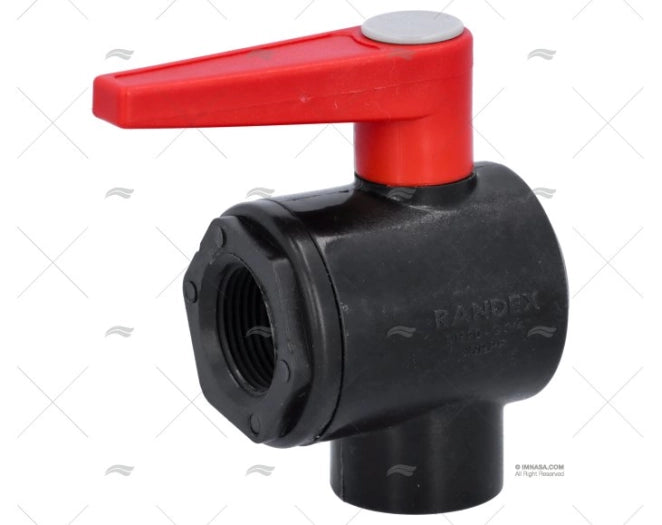 ROBINET TOURNANT 2 VOIES EN L PPG 3/4" RANDEX IBERICA