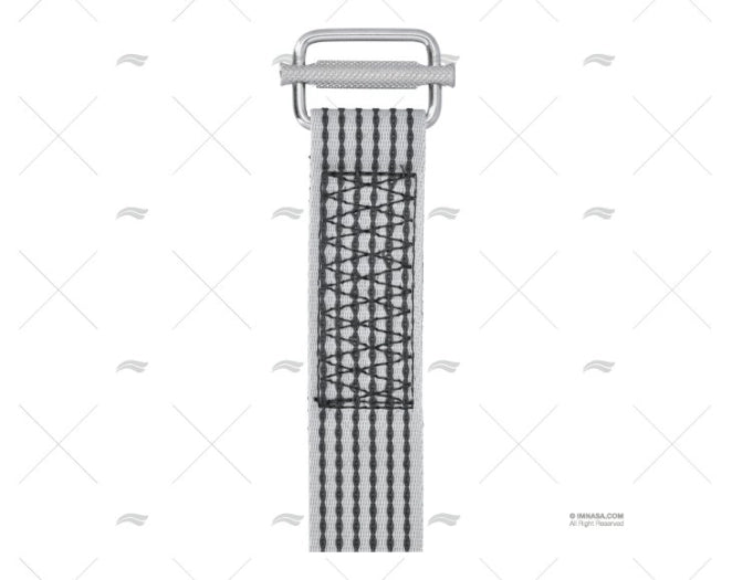 SANGLE COMPLETE 3,5MT GRIS 40mm A/BOUCLE