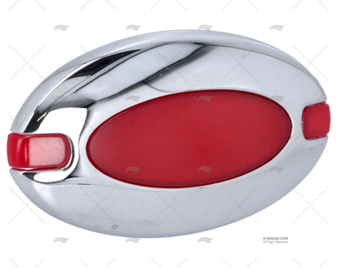 SPOT ROUGE INT.LAITON CHROME 12/24V-5W FORESTI SUARDI