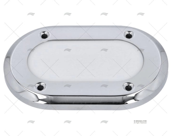 STAGNA OVALE ENCASTR.1X20W L.CHROME G4