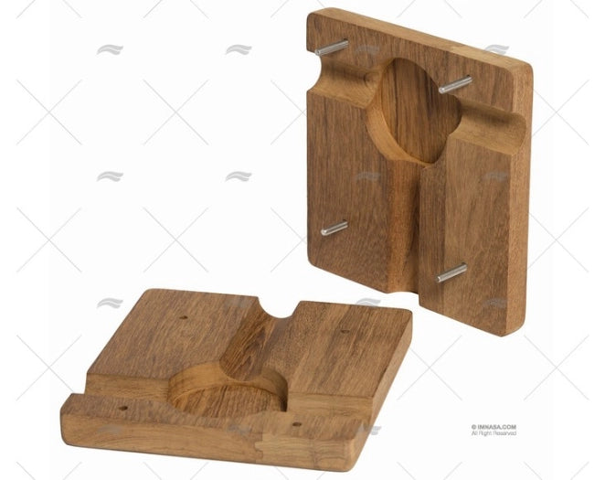 SUPPORT MOTEUR TEAK 175x175x45mm ARC MARINE