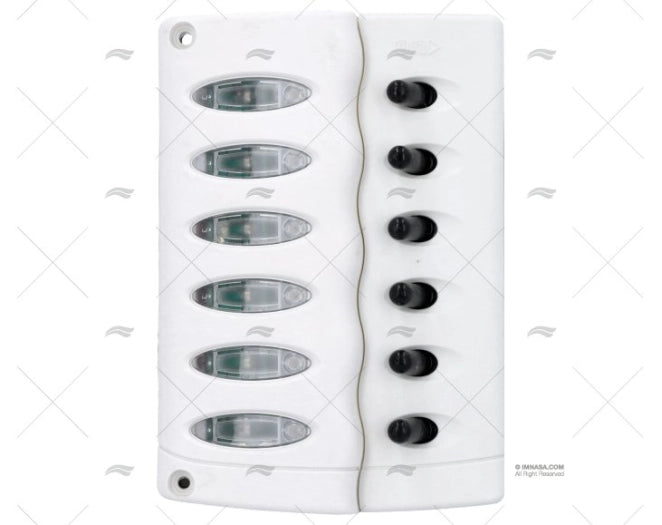 TABLEAU ELECT. ON/OFF BLANC 12V BEP