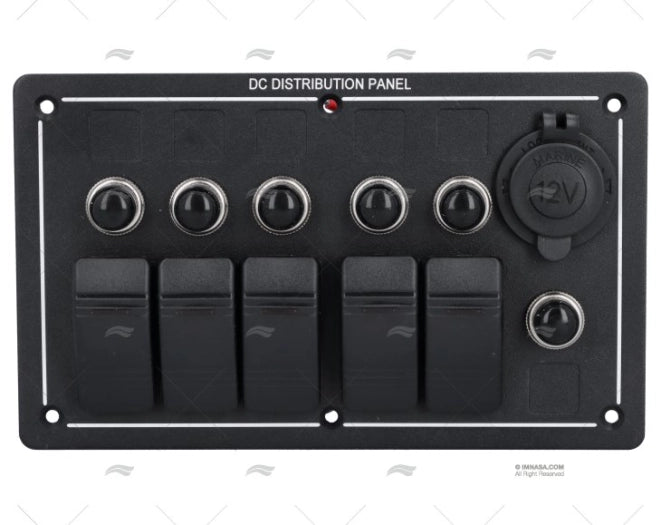 TABLEAU ELECTRIQUE LED 12V ON/OFF 5