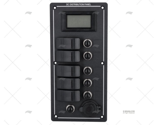 TABLEAU ELECTRIQUE LED 12V ON/OFF 5+VOLT