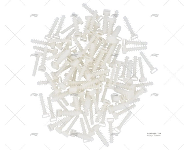 TAQUET FIXEUR COLLIER 8MM BLANC 100 U. NORMA