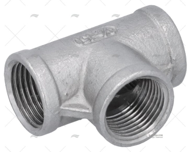 TE FEMELLE INOX 3/8"