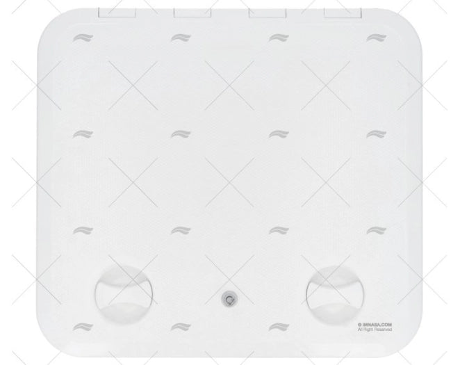 TRAPPE 510x460 BLANCHE A/CLE