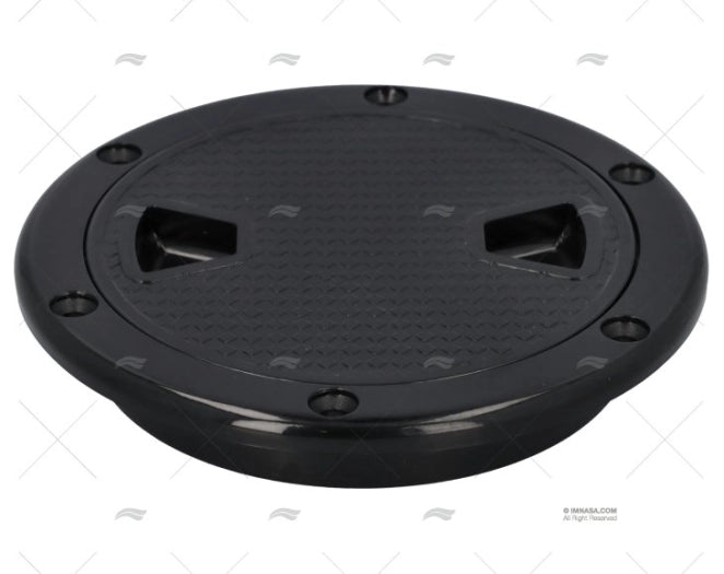 TRAPPE DE VISITE RONDE ABS NOIR 141mm