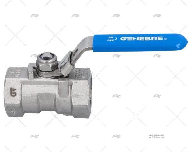 VANNE INOX SIEGE PTFE W/BLOCK 1"