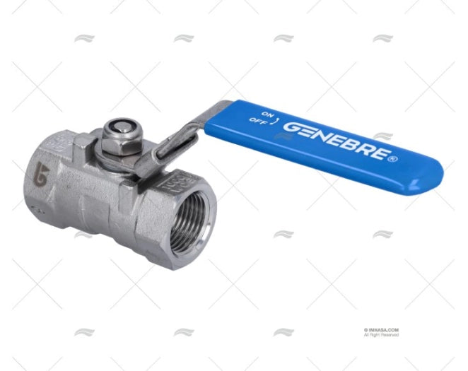 VANNE INOX SIEGE PTFE W/BLOCK 3/8"