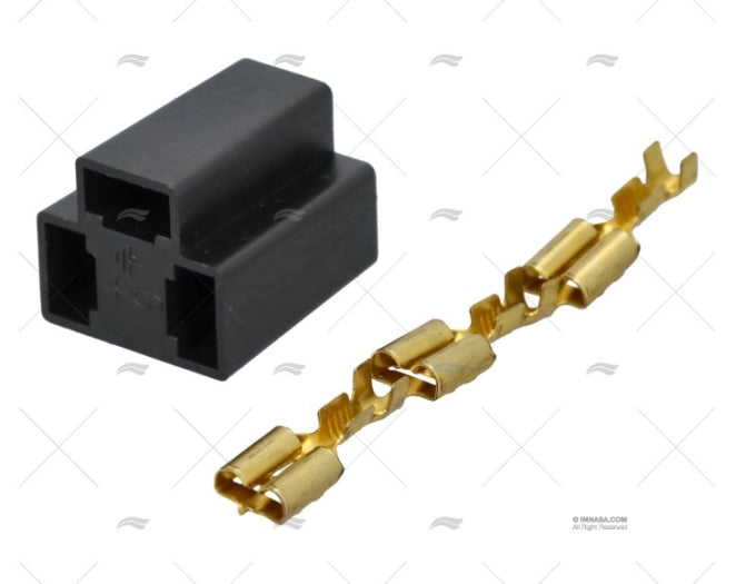 VDO CONNECTEUR 3 PIN POUR IND. D.52mm VDO