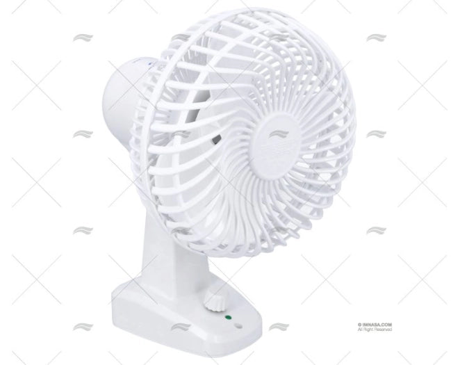 VENTILATEUR PLASTIQUE BLANC 12V