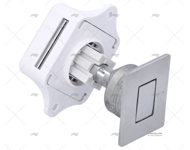 VERROU POUSSOIR INOX RECTANGULAR