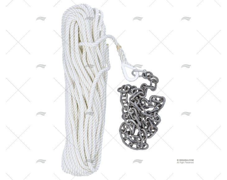 KIT MOUILLAGE CORDAGE AVEC CHAINE