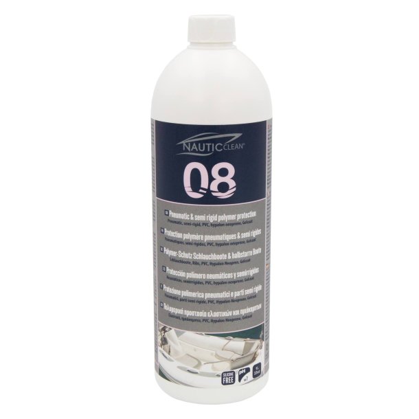 Nautic Clean 08 protection polymère pour pneumatique 1 L