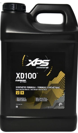 HUILE XD100 10 LITRES POUR MOTEUR EVINRUDE ETEC 10 LITRES REF 0779732