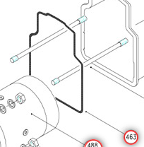 Joint plat de capot tigre ref 633252
