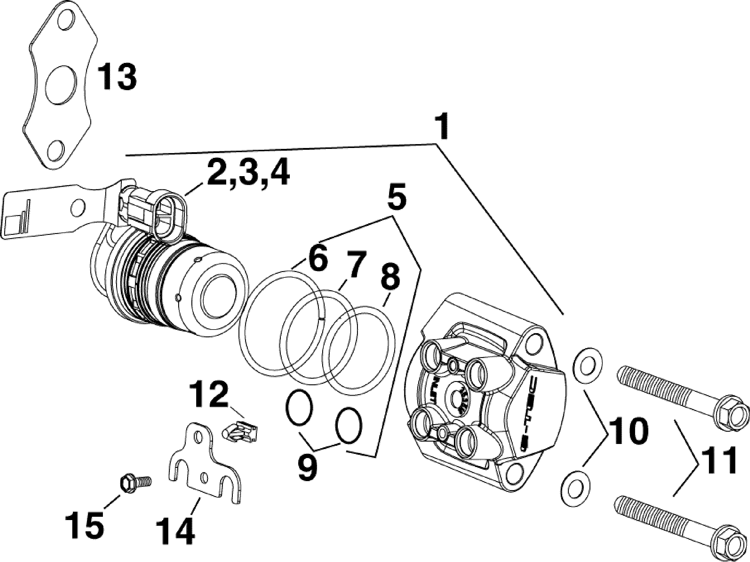 Injecteurs Evinrude Etec  40cv 50cv 60cv  ref 5008826