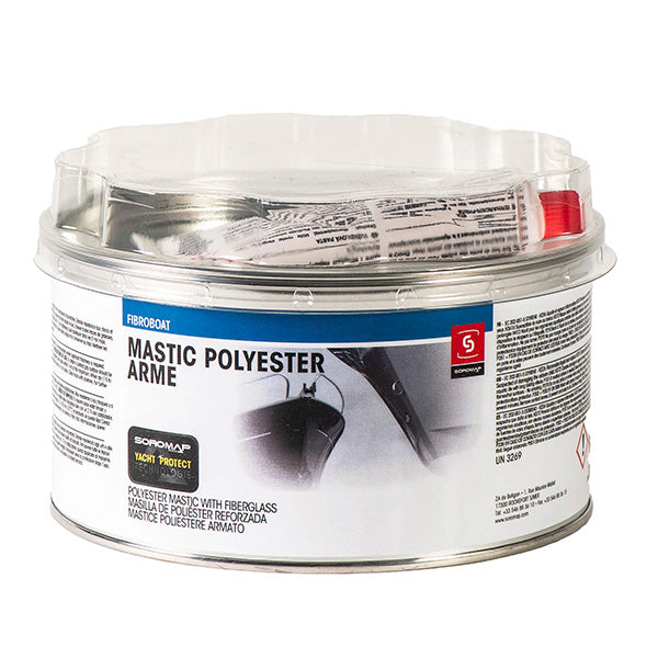 Mastic polyester armé FIBROBOAT 1.4kg