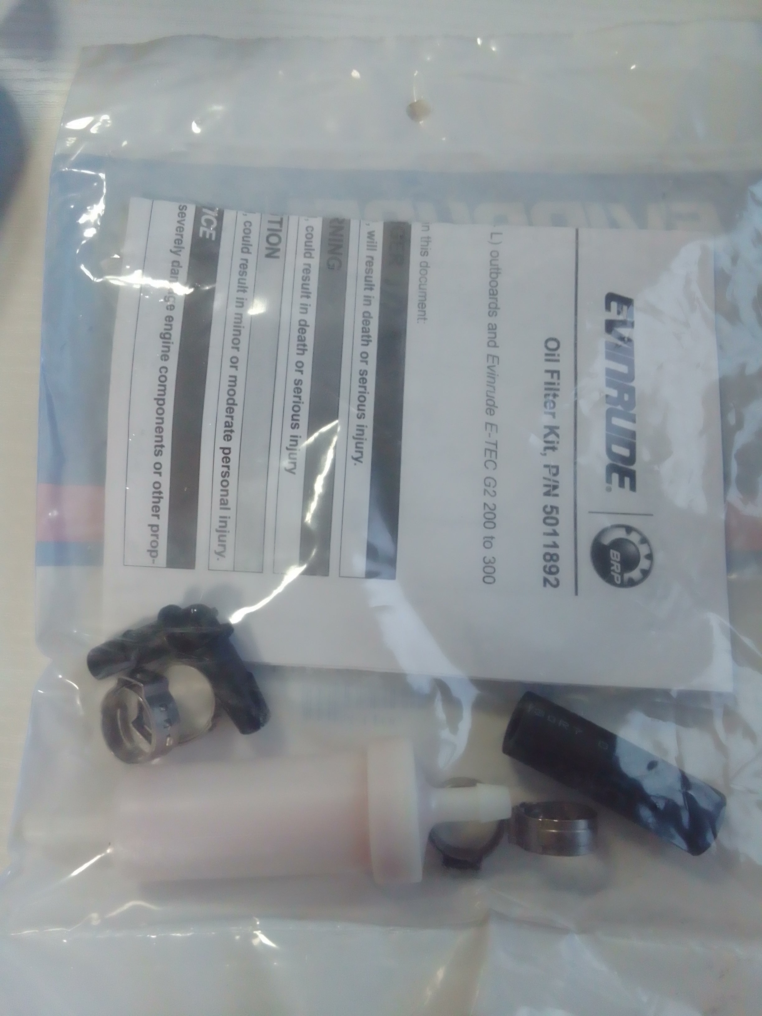 FILTRE A HUILE POUR EVINRDUDE ETEC REF 5011891