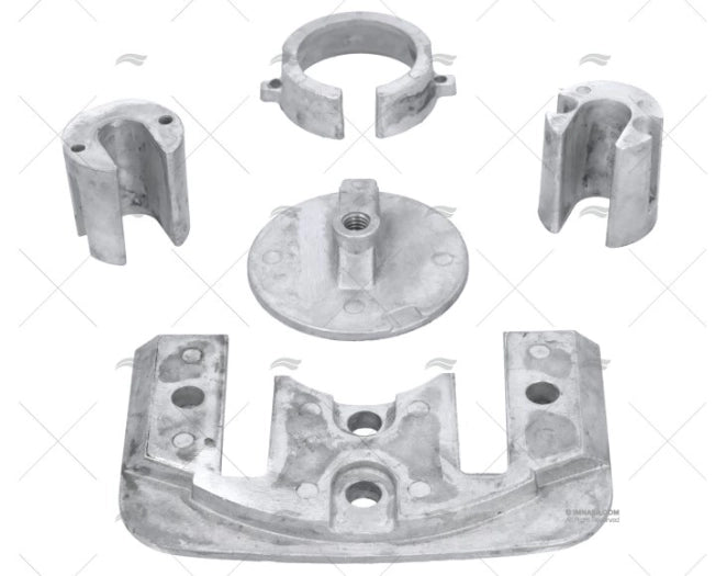 KIT BRAVO ONE S/TORNILL ANODE ALUMINIUM GUARDIAN