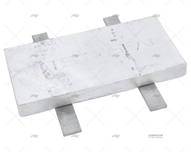 ANODE ZINC A SOUDER 298x120mm TECNOSEAL