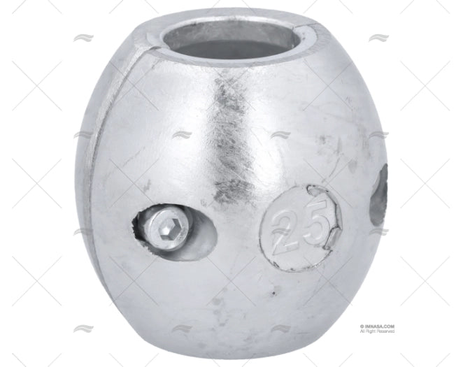 ANODE ZINC COLLIER ARBRE 25mm TECNOSEAL