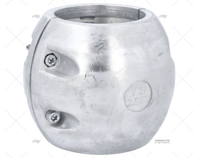 ANODE ZINC COLLIER D'ARBRE  75mm TECNOSEAL