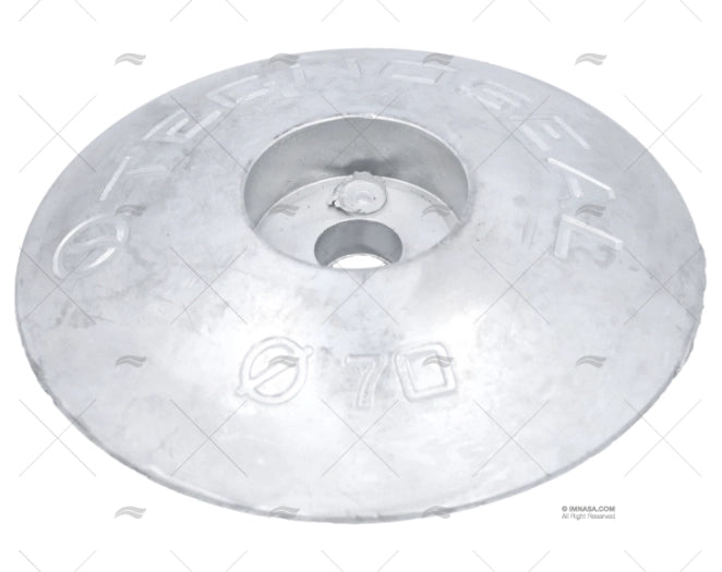 ANODE ZINC DISQUE 070mm TECNOSEAL