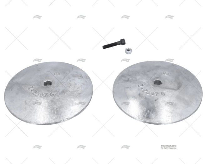 ANODE ZINC DISQUE 165mm ZINETI